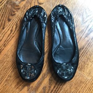 Patent Leather Tory Burch Flats